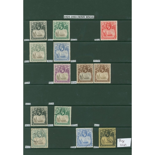 226 - 1922-70 M & U collection on hagner leaves incl. 1922 Optd set to 8d M, MCCA 1s M, 1924-33 vals to 1s... 