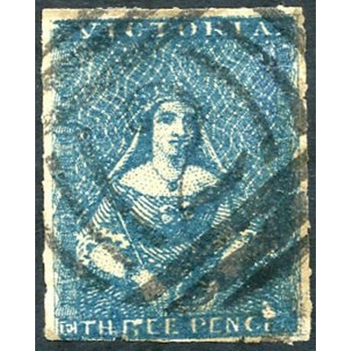 242 - 3d 9th printing, steel-blue [8], rouletted 7 on three sides, clearly cancelled by barred oval '2' th... 