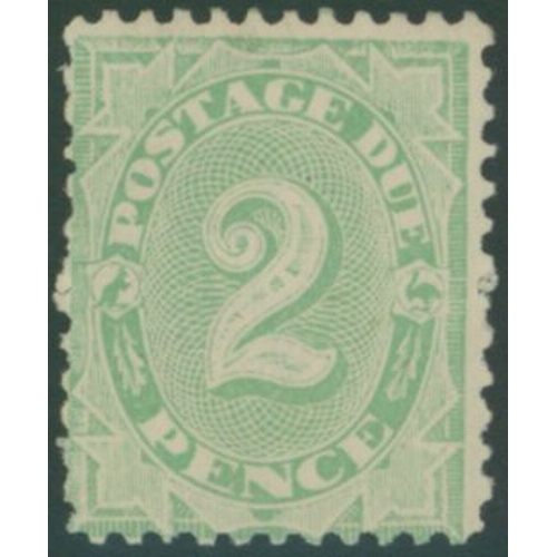 244 - 1907 Postage Due 2d dull green, fine M, SG.D55. (1) Cat. £275