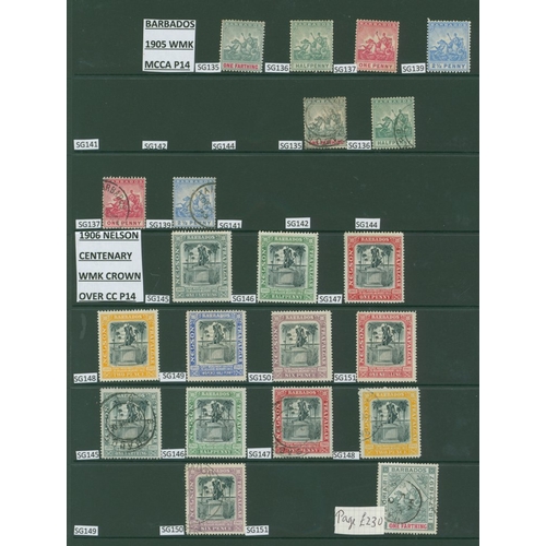 301 - 1905-70 M & U collection on hagner leaves incl. 1905 MCCA vals to 2½d M & FU, 1906 Nelson set M, val... 