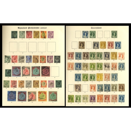 101 - BRITISH COMMONWEALTH 1840-1935 fantastic U collection in two boxed New Imperial albums incl. Vol. I ... 