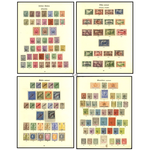 101 - BRITISH COMMONWEALTH beautiful, impressive collection in a pair of SG New Imperial albums, predomina... 