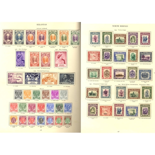 104 - BRITISH COMMONWEALTH KGVI Crown album (mainly M, a few U) extremely well filled collection incl. Ade... 