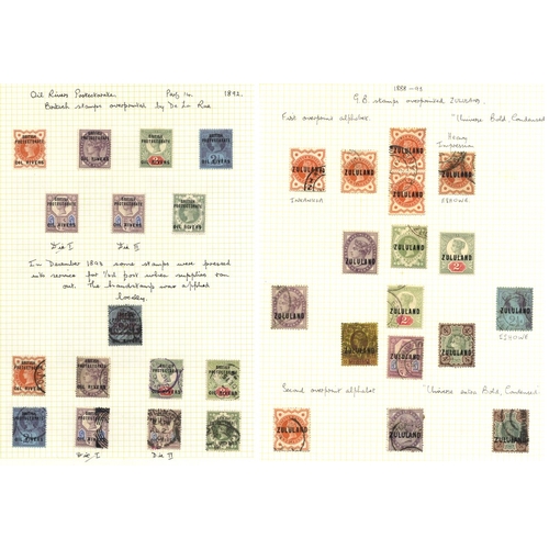 107 - BRITISH COMMONWEALTH Southern Africa: pre 1910 (predominantly U) collection incl. Cape of Good Hope ... 