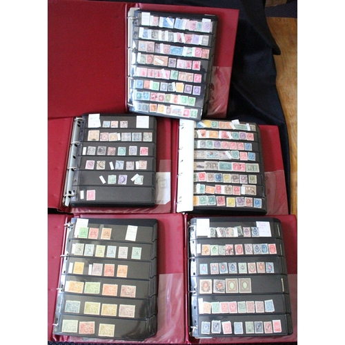 126 - FOREIGN COLLECTION housed on black Lighthouse leaves in five binders, ranges incl. Canada, Japan, Ko... 