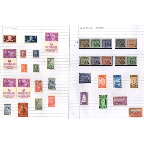 144 - FOREIGN (all periods) M & U Balkans & other countries collection in a ring binder incl. Albania; Bul... 