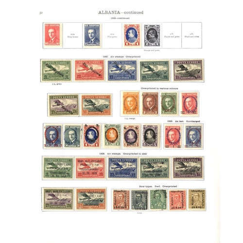 146 - ALBANIA 1913-31 attractive range with 1913 h/stamped 20pa plus set to 10gr and better later sets inc... 