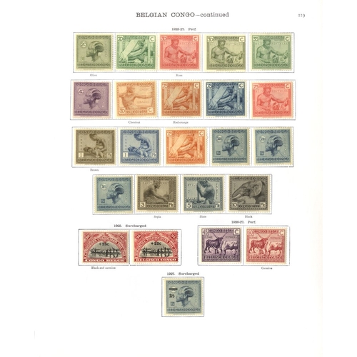 150 - BELGIAN CONGO 1885-1935 incl. 1887 10f, 1923 to 10f, 1928 & 1930-31 sets etc. Also Ruanda-Urundi iss... 