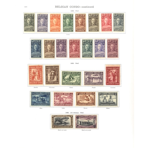 150 - BELGIAN CONGO 1885-1935 incl. 1887 10f, 1923 to 10f, 1928 & 1930-31 sets etc. Also Ruanda-Urundi iss... 