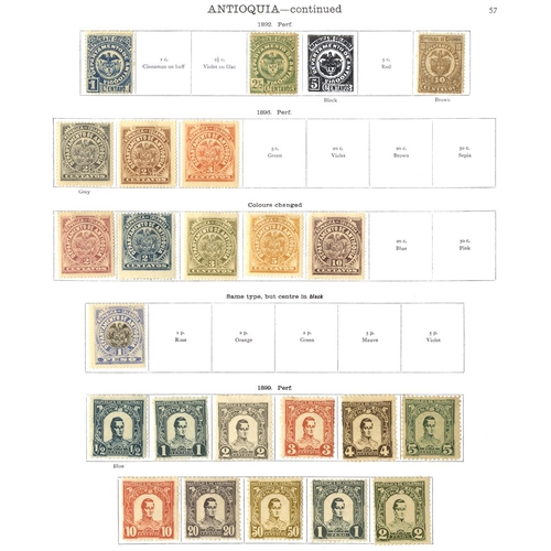 157 - COLOMBIA 1870-1935 with a few early types and later with 1932 Air 2p and 1934 Air o/pts, 1935 Olympi... 