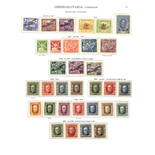 160 - CZECHOSLOVAKIA 1918-36 with o/pts, Airs, 1925 Olympics etc. (273).