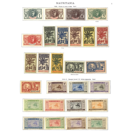 173 - FRENCH COLONIES (IVORY COAST) (101) incl. 1892 to 1f (excl. 15c), 1906 5f, 1913, 1922 & 1933 sets (C... 