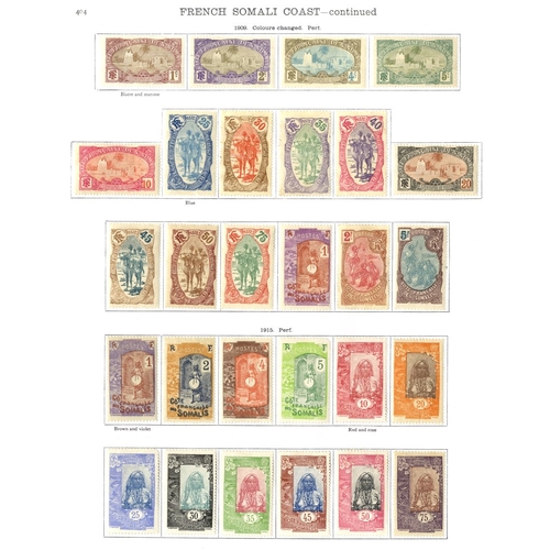 183 - FRENCH COLONIES (SOMALI COAST) 1892-1931 with a useful group of Obock incl. 1892 1c, 2c & 5c plus st... 