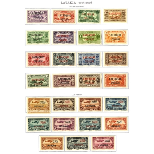 184 - FRENCH COLONIES (SYRIA) 1919-36 with some earlier o/pts followed by better issues, incl. 1922-23 Air... 