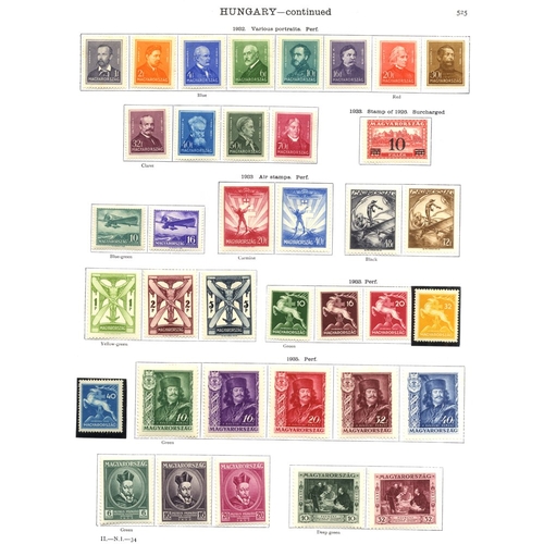 191 - HUNGARY 1871-1936 with a handful of earlies incl. 1871 3k & 5k, then from 1913 and onwards we note 1... 