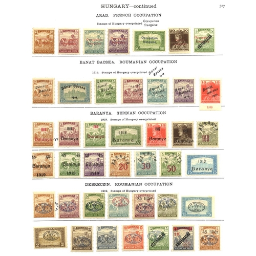 191 - HUNGARY 1871-1936 with a handful of earlies incl. 1871 3k & 5k, then from 1913 and onwards we note 1... 