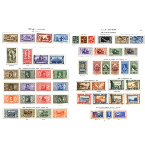 194 - ITALY 1890-1936 with 1890 SG.D47/9 & SG.47/52, 1901 25c blue, then many better sets incl. 1910 Plebi... 