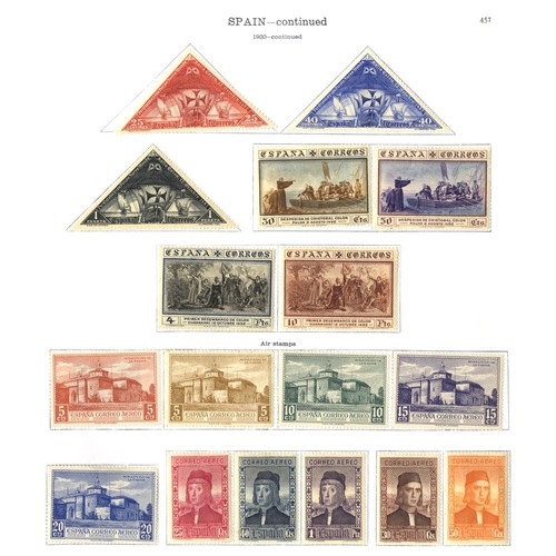 226 - SPAIN 1889-1936 with a few earlier issues incl. 1889 1p, then 1901 to 30c plus 50c & 1p noted, 1909 ... 