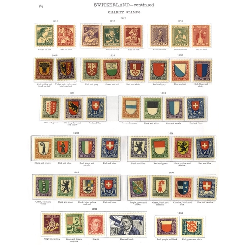 229 - SWITZERLAND 1862-1935 with some 1862 & 1882 issues plus later defins, 1914 3f, 1919 Air o/pts, 1928 ... 