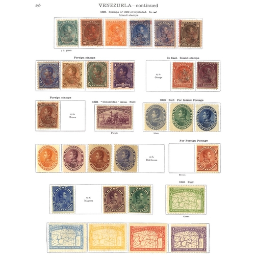 235 - VENEZUELA 1859-1932 with some early types incl. 1859 ½r, 1r & 2r, 1863 ½c & 1c, 1880 issues, 1887 to... 