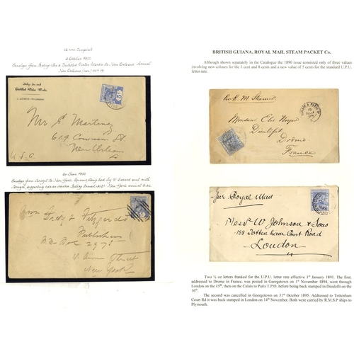 268 - BRITISH COMMONWEALTH - WEST INDIES 1880-1961 group of covers (20) incl. British Guiana, British Hond... 