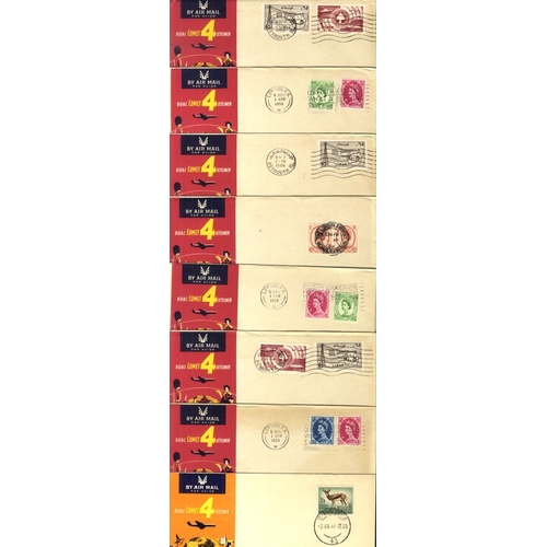 279 - BOAC bundle of attractive illustrated first flight covers, 1959-60 for Comet flights to Tokyo (9), J... 