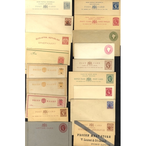 280 - BRITISH COMMONWEALTH postal stationery accumulation, mainly unused Victorian from British Africa inc... 