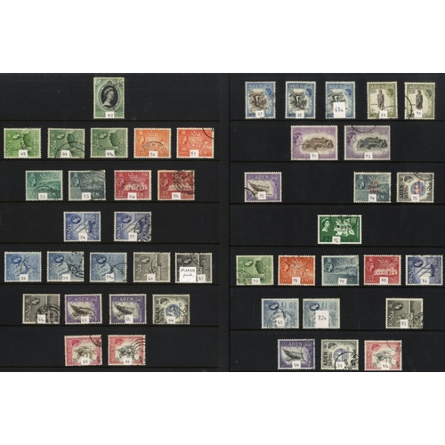 285 - 1937-65 good to VFU collection on hagner leaves incl. 1937 Dhow set, 1939 Defin set, 1948 Wedding, 1... 