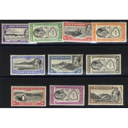 292 - 1934 Pictorial Defin set, fine M, SG.21/30. (10) Cat. £120