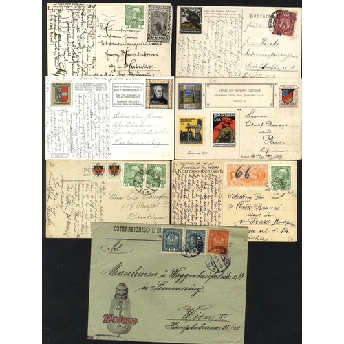 303 - 1908 Jubilee issue, a good variety of postal stationery incl. stamped to order, postcards incl. adde... 