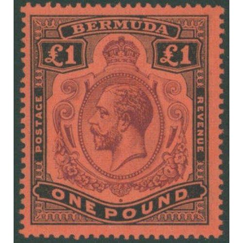 322 - 1918-22 MCCA £1 purple & black, fresh UM, SG.55. (1) Cat. £250