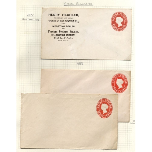 344 - 1860-1900 collection of QV postal stationery wrappers, letter sheets & envelopes, comprising of unus... 