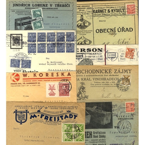 387 - Advertising - substantial accumulation of covers & cards with printed advertising, mainly 1920's-30'... 