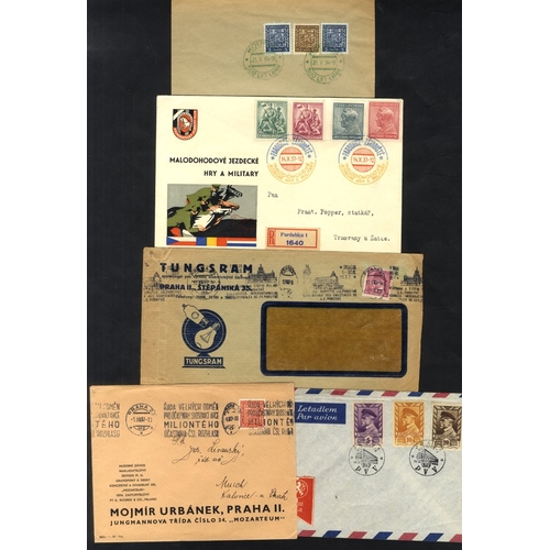 391 - Special cancellations 1930's-40's covers with commemorative cancellations incl. continuous machine s... 