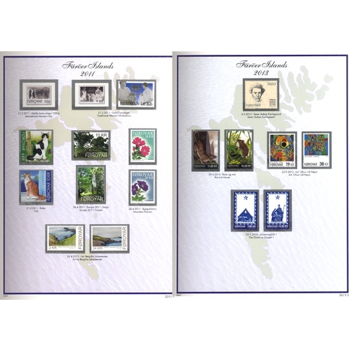 412 - 1977-2020 UM collection of stamps, M/Sheets, sheetlets housed in two hingeless Davo albums, attracti... 