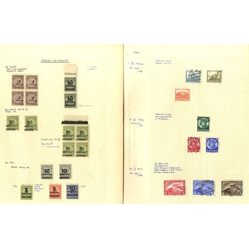 443 - 1872-1933 extensive M & U collection in two albums incl. 1872 Small Shield issues to 5gr U, 18kr M, ... 