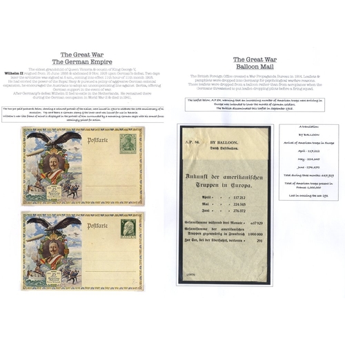 458 - 1851-1918 mainly U collection, with Thematic content dedicated to WWI incl. 1872 Small Shield sets t... 