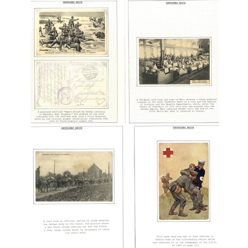 475 - WWI PPC's mainly related to medical services with c.d.s of field hospitals, hospital train cachet no... 