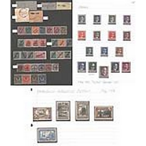 481 - Odd accumulation of mainly Clandestine items incl. 1920's Stamp issues Ovptd Porto in oval, Private ... 