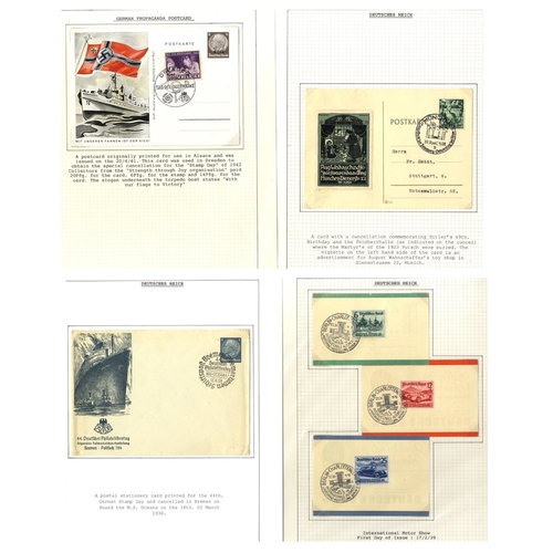 491 - SPECIAL CANCELLATIONS 1930's covers & cards incl. commemorative examples, with special c.d.s cancels... 