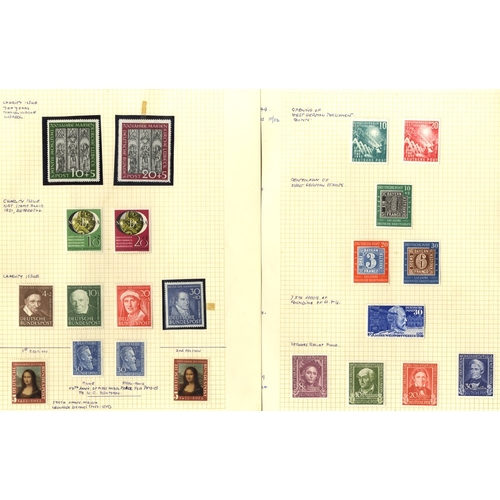 550 - 1949-89 substantial M or UM & FU collection housed in six multi ring Pragnell albums incl. 1949 Parl... 