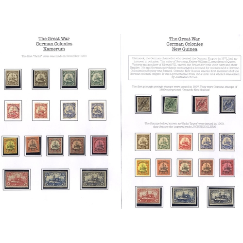 561 - COLONIES mainly M collection incl. German New Guinea 1897-99 to 20pf, 1901-14 to 3m (mixed wmks), Ca... 