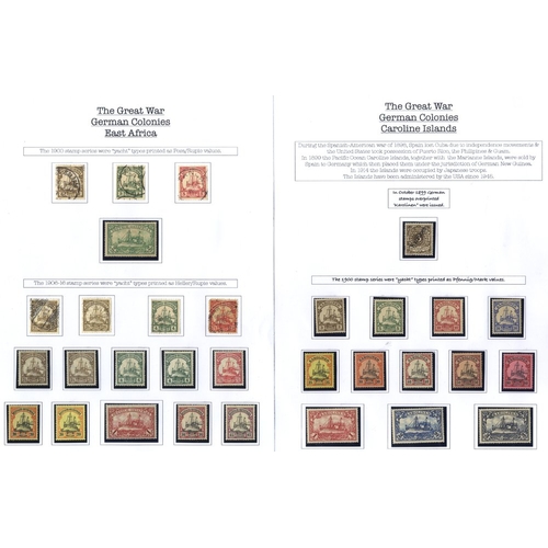 561 - COLONIES mainly M collection incl. German New Guinea 1897-99 to 20pf, 1901-14 to 3m (mixed wmks), Ca... 