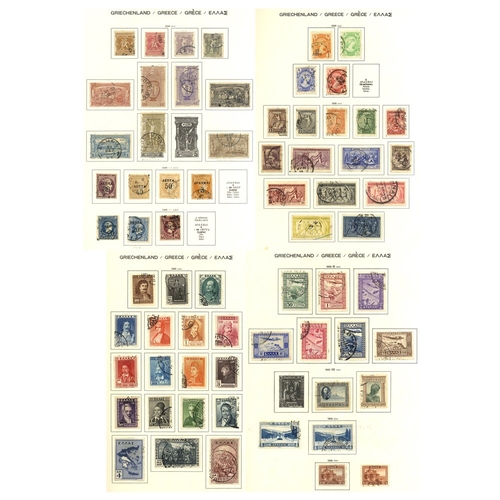 572 - 1896-1981 mainly U, some M, collection in a Schaubek printed album (pages 1-4 missing), incl. 1896 O... 