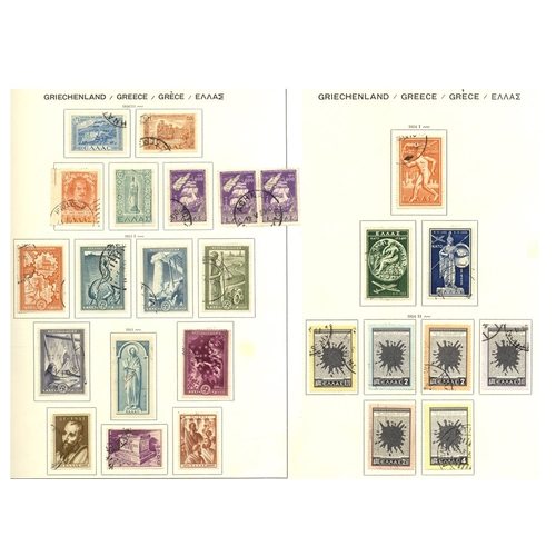 572 - 1896-1981 mainly U, some M, collection in a Schaubek printed album (pages 1-4 missing), incl. 1896 O... 