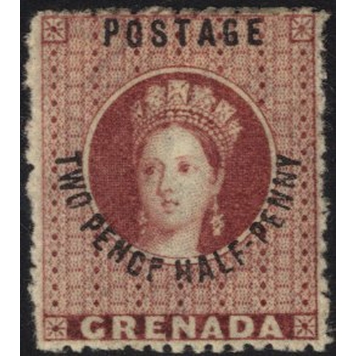 575 - 1881 2½d rose lake M, showing the 'PENCF' variety, SG.224, Cat. £475 (1)