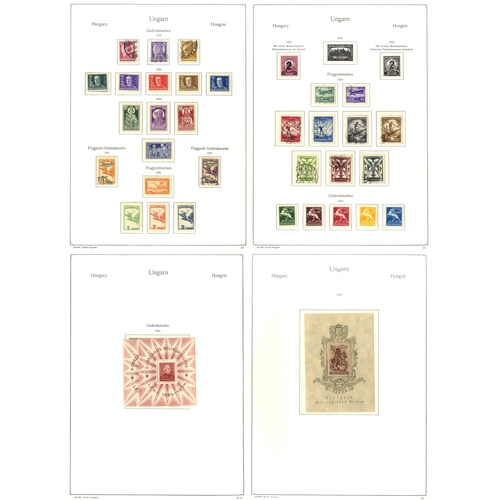 588 - 1871-1946 M & U collection in KABE hingless printed album incl. 1871-73 5k to 25k Litho, 2k, 3k (2) ... 