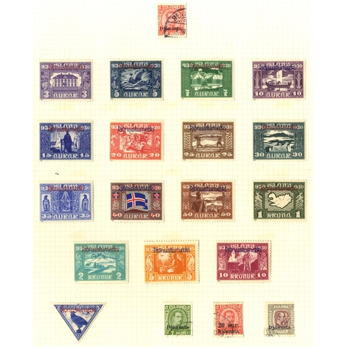 597 - 1873-1995 UM, M & U collection incl. 1873 2sk (no gum, straight edge at right, Cat. £1100), 3sk (Cat... 