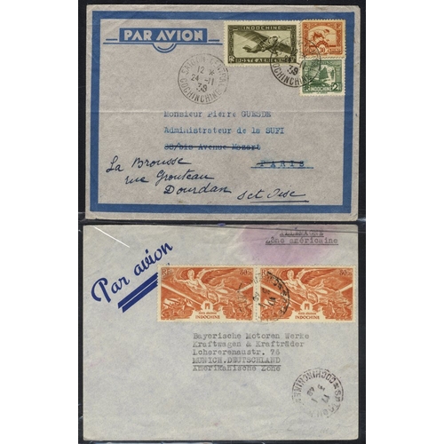 602 - 1920's-51 range of covers, mainly airmails, several registered incl. overland 'Via Siberia' underpai... 