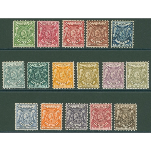 624 - B.E.A 1896-1901 CCA set M, some with faults, SG.65/79, Cat. £450+ (16)